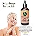Moringa Energy Oil - USDA Organic 100% Pure Moringa Seed Oil from Cold Pressed Extraction. 4 oz glass bottle with dropper! Use to Rejuvenate and heal dry Skin & Hair with Pure Food Grade Moringa Oil
