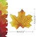 CEWOR 1000pcs Assorted Artificial Maple Leaves Mixed Fall Colored for Wedding Home Thanks-Giving Events and Outdoor Decoration (Artificial Maple Leaves)