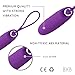 Mini Electronic Bullets by BXB | 7x Speed Patterns | Waterproof Design | USB Rechargeable | Cordless | Medical-Grade Silicone - Purple | Includes a Mini Massager