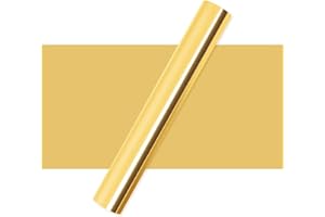 IModeur Glossy Gold Permanent Vinyl - 12" x 12 FT Metallic Permanent Adhesive Vinyl Roll for Cup Deco, Party Decoration, Sticker