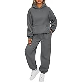 AUTOMET Womens 2 Piece Outfits Lounge Hoodie Sweatsuit Sets Plus Size Fall Fashion Clothes Airport Travel Pants Tracksuits