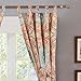 Greenland Home Fashions Olympia Curtain Panels, Set of 2, with Tiebacks, Model # GL-1706CWP, 42 W x 84 L in. Each, Multicolor