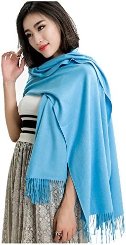 Elegant Ladies Pure Luxury Cashmere Plain Lovely Colours Scarves