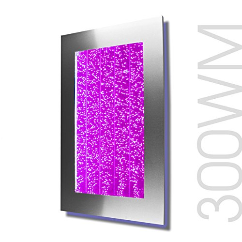 Wall Mount Hanging Bubble Wall Aquarium 30" LED Lighting Indoor Panel 300WM Water Fall Fountain Water Feature - Thumbnail 5