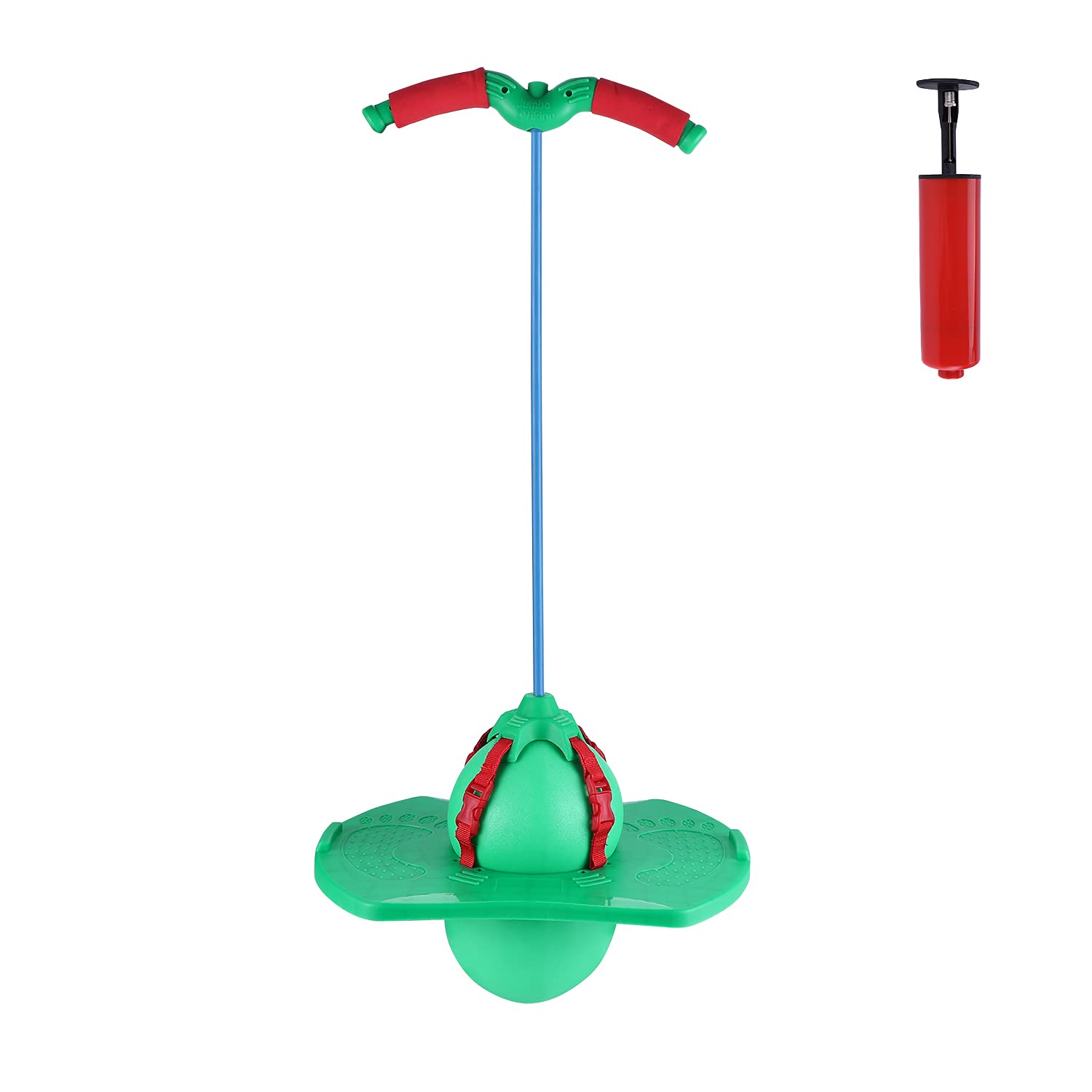 LONTG Pogo Ball Pogo Stick Jumper Balance Ball Hopper Balls Balance Board Bounce Space Balls With Handles Home Indoor Games Fitness Body Training Assistant Workout Accessories For Teens Adults