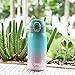 Mini Water Bottle for Kids& Adult, Vacuum Insulated Bottle, Travel Coffee Cup, Stainless Steel Thumbler, Ombre Bottle, Ombre - 320ml/11oz (Green-Pink)