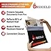 Fire Resistant Document Bag by OnShield 12'' x 11'' | Heavy Duty and Non-itchy Fireproof Document Bag | Fireproof Bag for Cash, Birth Certificate, Passport, Important Documents