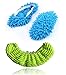 10pcs (5 Pairs) Mop Slippers Shoes Cover, Soft Washable Reusable Microfiber Foot Socks Floor Dust Dirt Hair Cleaner for Bathroom Office Kitchen House Polishing Cleaning