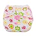 Lookatool Newborn Baby Cloth Diaper Cover Adjustable Reusable Washable Nappy (C)