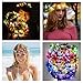 12 Pack Party Favors for Kids Adults, 6 LED Flower Headbands for Women 6 Glow Sticks Bracelet Christmas Glow in The Dark Party Supplies Led Flower Crowns Glow Party Accessories Light Up Toys Bulk
