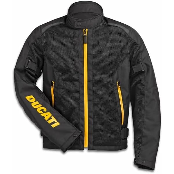 ドゥカティ　Flow C5 men ファブリックジャケット Amazon.com: Ducati Flow C5 Fabric Jacket Large, Black, Red