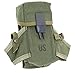 Ammo Can Man US Military Issue OD Olive Drab Green Rifle Magazine Mag Ammo Small Arms Pouch Case with Dual Grenade Carrier and Alice Attachment Clips