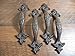 Lot/Set of 4 Amazing Fancy Cast Iron Victorian Styled 7