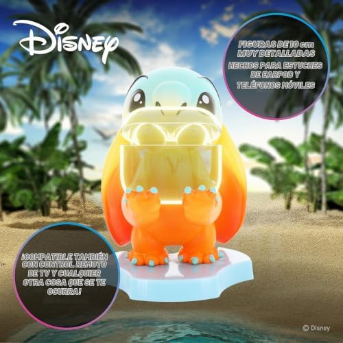 Cable Guys Minis Sunset Stitch Soporte Movil y Auriculares In Ear - Soporte movil Mesa para Auriculares y Dispositivos pequeños, Porta telefono Escritorio, Accesorios Gaming