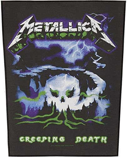 Amazon.com: metallica Cliff em All XLG Back Patch: Clothing, Shoes