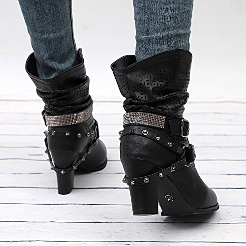 image for Londony ♪✿ Clearance Sales,Women's Hollow Out Fashion Slip On Moto