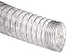 Flexadux ADC PVC Duct Hose, Clear, 10" ID, 0.015" Wall, 25' Length