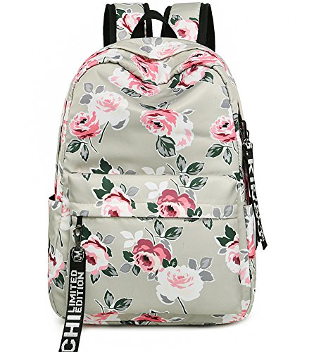 FLYMEI Lightweight School Bag Travel Daypack College Book Bags, Water Resistant 14Inch Laptop Bag for Teen Girls Women Kids