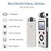 Digital Voice Activated Recorder, Trustin 8GB Sound Audio Recorder Dictaphone for Lectures Meetings, USB, Rechargeable，MP3 Play (Black)