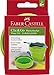Faber-Castell Clic & Go Portable Water Cup with Brush Holder, Green, 7