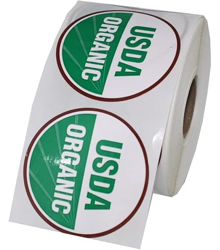 USD Orgnic Lbels 3/4 Inch Round Circle Dots 500 Kuwit