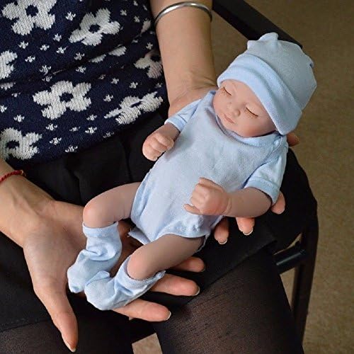 Jinz Handmade Real Looking Newborn Baby Vinyl Silicone Realistic Reborn Dolls Girl CM