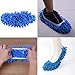 YINUOWEI 5 Pairs/10 pcs Mop Slippers for Floor Cleaning Washable Dust Mop Socks Shoes Soft Reusable Microfiber Dust Cleaners Multi-Function Cleaning Shoes Cover for Bathroom Office House Cleaning
