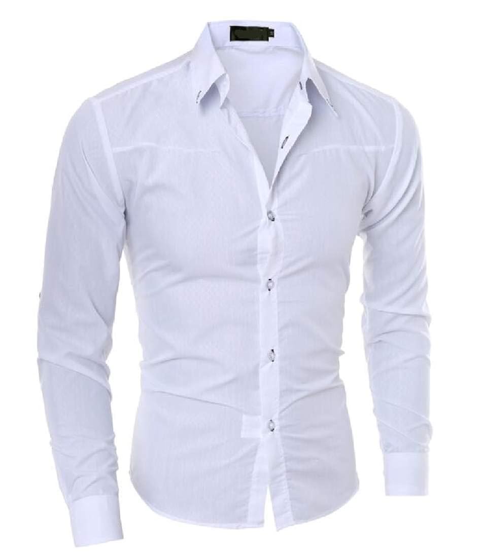 men's tall slim fit dress shirts
