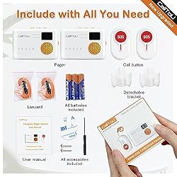 CallToU Caregiver Pager Wireless Call Button 1000FT