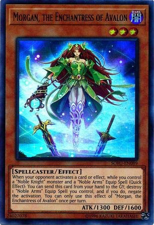 Yu-Gi-Oh! - Morgan, The Enchantress of Avalon - SOFU-EN089 - Soul Fusion - Unlimited Edition - Ultra Rare