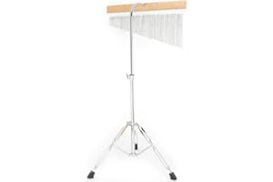 OUKANING Bar Musical Instrument, 36-Tone Set of Bells with Tripod Chime Stick, Wind Chimes for Music Performances/Chorus Music/Bar Performances, Large Wind Chimes