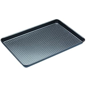 Kitchen Craft MasterClass – Crusty Bake Non Stick Baking Tray, grijs, 39 x 27 cm