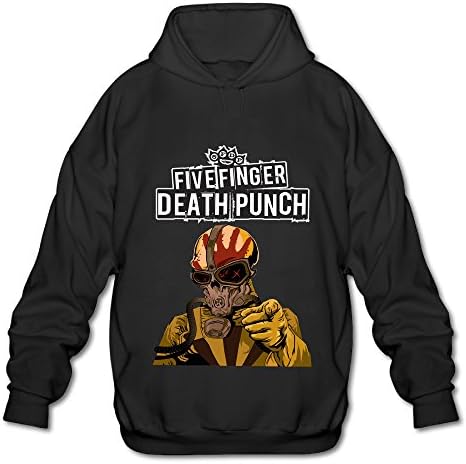 Five Finger Death Punch FFDP Tour 2016 Live.png Hooded Sweatshirt For Men Black
