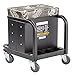 Gas Monkey Creeper Seat and Tool Box Combo - 3-Drawers Toolbox with 4 Rolling Casters - 450 Lbs Capacity