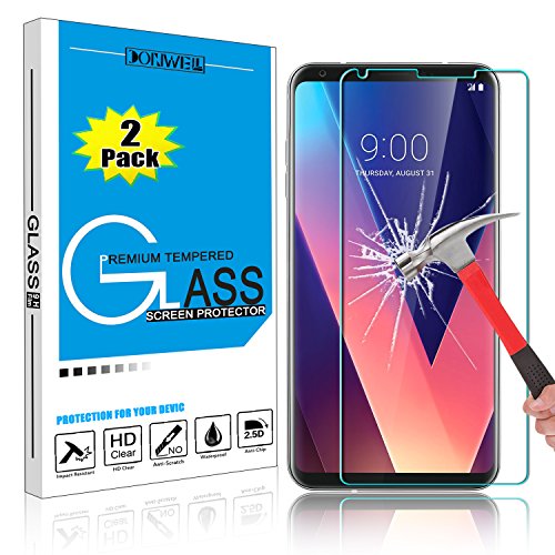 [ 2 pack ] donwell lg v30 new 2017 tempered glass scree…