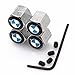 Anti-theft Metal Car Tire Stem Air Valve Caps For BMW Emblem Decoration (B)