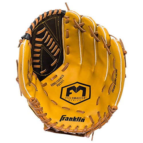 Franklin Sports Baseball and Softball Glove - Field Master - Baseball and Softball Mitt - Adult and Youth Glove - Right Hand Throw - 13" Franklin Sports Baseball and Softball Glove - Field Master - Baseball and Softball Mitt - Adult and Youth Glove - Right Hand Throw - 13"