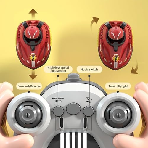 Beauenty 2 Pack Remote Control Battle Bumper Car for Toddlers, Radio Control Toys Music Catapult Robot Popping Up Family Interaction RC Battle Game for 6+Kids