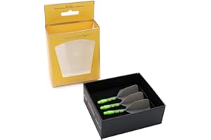 CUESOUL ROST T19 Integrated Dart Shaft and Flights Big Wing Shape Grey 28mm-Say Goodbye to Falling Dart Flight