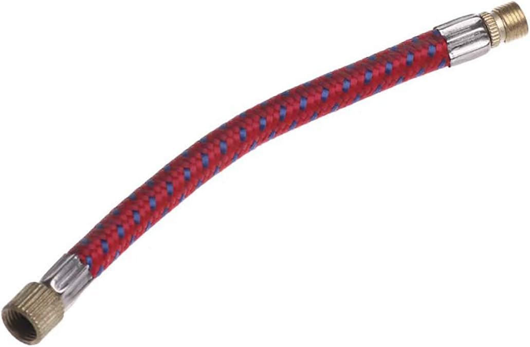 Ruan 1/2pcs Red//Blue A/V Needle Valve Portable Longer Use150Psi Schrader Tube Pipe Cord Pump Extension Hose Bicycle Pumps Bike Hose Adapter