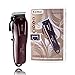 Professional Rechargeble Fast Feed Adjustable Pivot Motor Hair Clipper, Precision Cord/Cordless Fade Clipper Loaded with Features -Carbon Steel Blades,90+ Minute Run Time (Red)