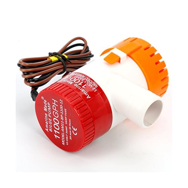 Amarine-made-1100gph-12v-Boat-Marine-Plumbing-Electric-Bilge-Pumps-1100gph-12v-3AMP-5AMP-Fuse-29MM-ID-Hose
