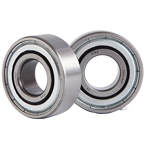 XiKe 2 Pack Z9504RST, P204RR6, 204BBAR Bearing, Replace John Deere JD9239, JD9266, JD9296, JD7677R. Lawn Mowers Spindle Ball Bearing.