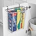 iDesign Axis Steel Over the Cabinet Storage Basket Organizer for Kitchen, Pantry, Bathroom, Office, Dorm Room, 7.1
