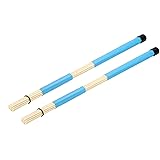 MECCANIXITY Bamboo Drum Stick Rods Brushes Hot Rods