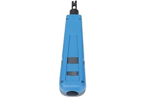 Punch Down Tool Professional Heavy Duty Carbon Steel 110 88 Impact Network Wire Cutter with Stainless Steel Head for Telecom 