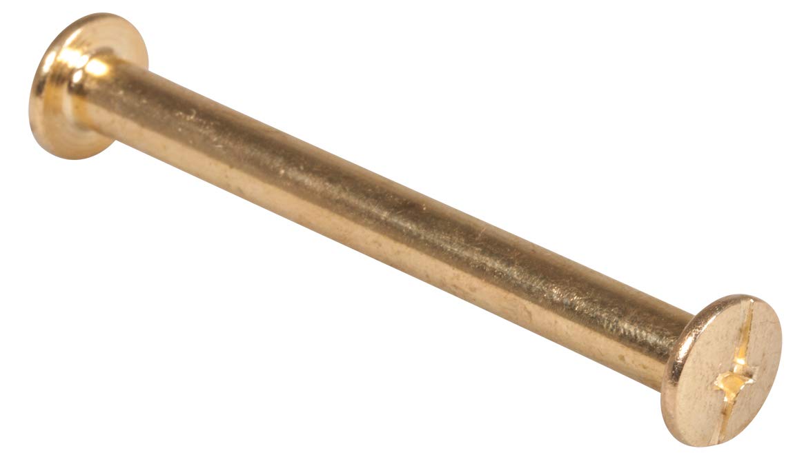 Rayher 25169616 Screw-in Lug pin, 5,2cm, 4pcs, Gold