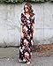 Kshion Women V Neck Boho Long Maxi Evening Party Beach Dress Floral Sundress