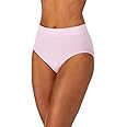 Carole Hochman Women's Underwear Silky Soft Seamless Full Coverage Modern Brief Panties 5 Pack Multipack Regular & Plus Sizes
