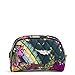 Vera Bradley Women's Cotton Small Zip Cosmetic Makeup Organizer Bag, Autumn Leaves, One Size